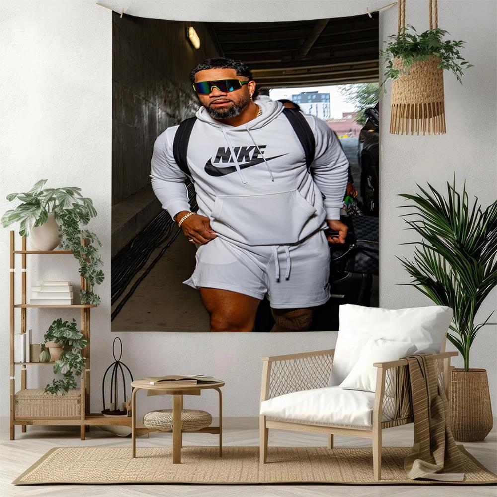 Yeet Jey Uso5 Wall Decor Tapestry Art For Pet Memorial Birthdaywedding Party Backdrop Family Gift