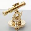 17.78 Cm Nautical Vintage Brass Theodolite Alidade Telescope Compass Marine Item