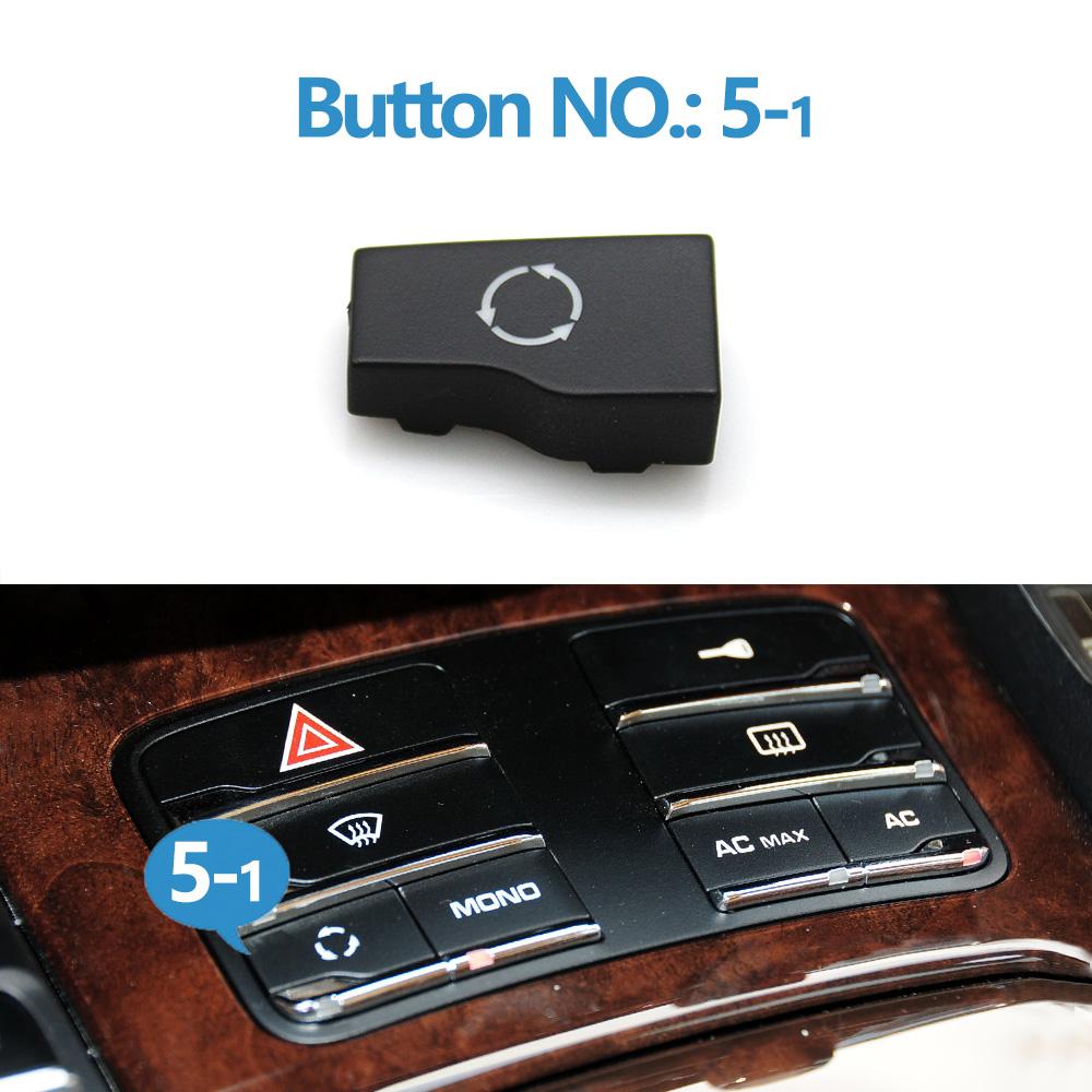 Central Console Harzard Light Door Lock Air Conditioner AC Control Buttons For Porsche Cayenne 7P5 Panamera 970 Macan 95B