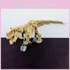 Park Jurassic Tyrannosaurus Rex Fossil Skeleton Assembles Building Blocks Toy