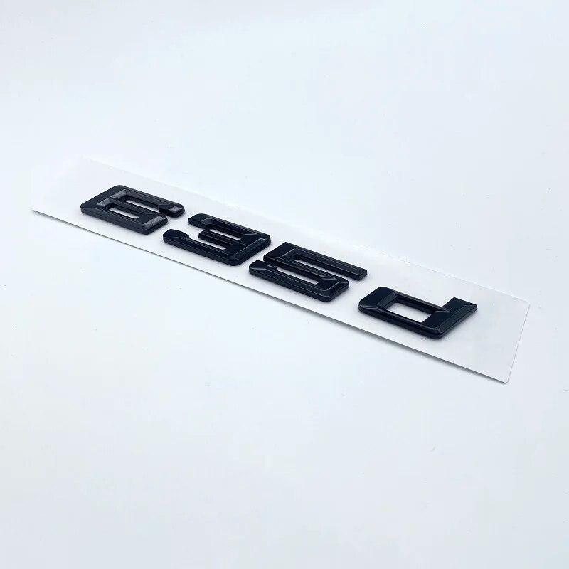 New Numbers Letters 620d 625d 628d 630d 635d 640d 645d 650d ABS Emblem for BMW 6 Series Car Trunk E63 E64 F06 F12 Logo Sticker