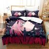 Kawaii Darling In The Franxx Bedding Set Single Twin Full Queen King Size Bed Set Aldult Kid Bedroom Duvetcover Sets Anime