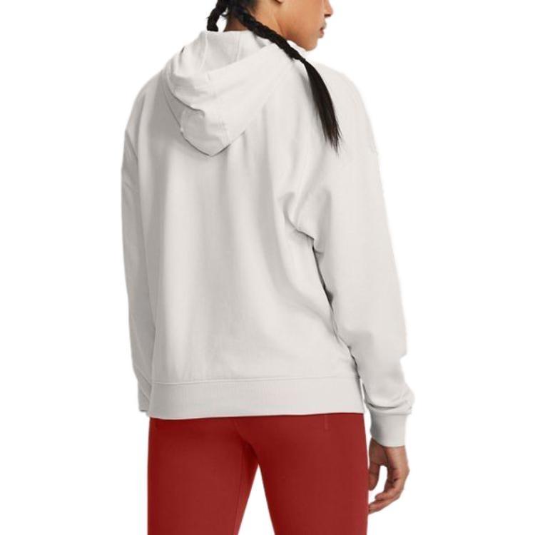 Under Armour Sweatshirts Women's Beige Hooded Moderate Other Unisex 1380186-114