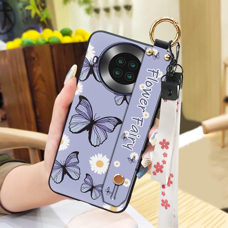 Soft Case Protective Phone Case For Cubot Note20 Anti-dust Back Cover Durable Wrist Strap Dirt-resistant Shockproof Ring