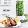 1 шт. Белая многофункциональная бутылка для хранения овощей кориандра большой вместимости, подходит для холодильника и домашней кухонной утвари
