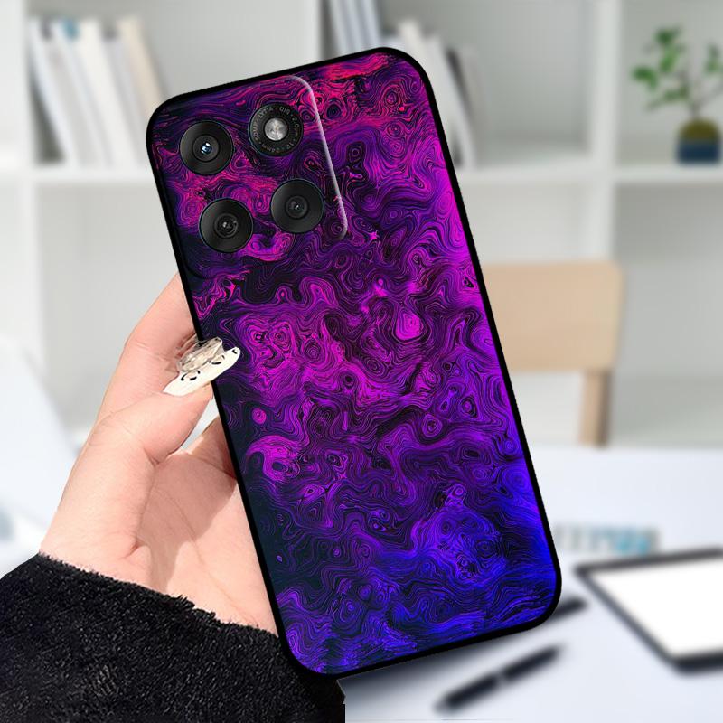 Для Motorola Edge 60 Fusion Мягкий чехол XT2503-4 Милый мультяшный силиконовый TPU чехол для телефона Для Moto Edge 60Fusion 5G Защитный Fundas