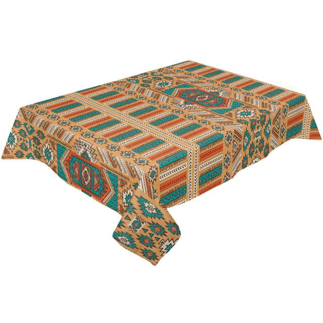 Ретро племенная графика водонепроницаемая скатерть свадебный декор стола дорожка для стола кухонный обеденный стол крышка