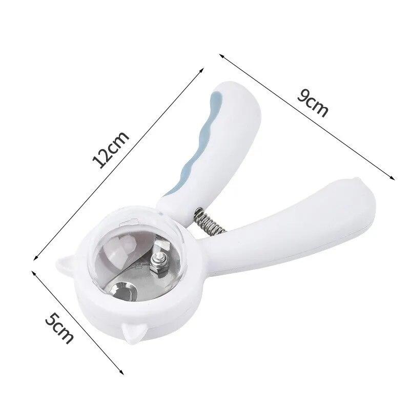 Профессиональная машинка для стрижки ногтей для домашних животных, резак с защитой от брызг, ножницы для стрижки, триммер для животных, когти, принадлежности для собак