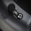 AAAKY1 4Pcs Car Metal Logo Wheel Stem Air Valve Caps Tire Dust Cover For Honda Civic 10 11th Gen Hrv Jazz City Fit Accord 7 Crv Odyssey