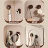 1/4pcs Walnut Wood Suction Cup Hook Strong Vacuum Keys Clothes Hanger Hook Waterproof Kitchen Bathroom Robe Towel organizer Hook
