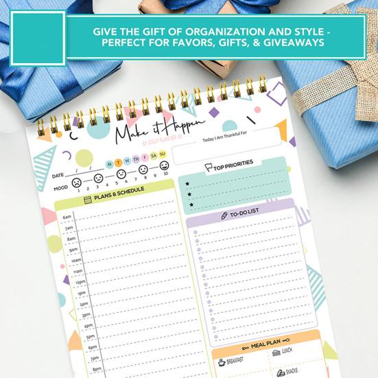 Целеустремленная книга-планировщик формата А5 Плавное письмо Без растекания чернил Эффективное достижение целей