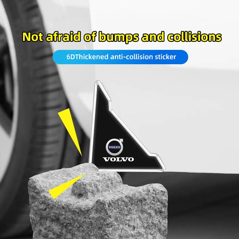 2/4Pcs Car Door Corner Protection Sticker Dash-proof Buffer Decals For Volvo XC90 V90 V60 XC60 V40 EC40 EX40 S80 S60 S90 C40 XC4