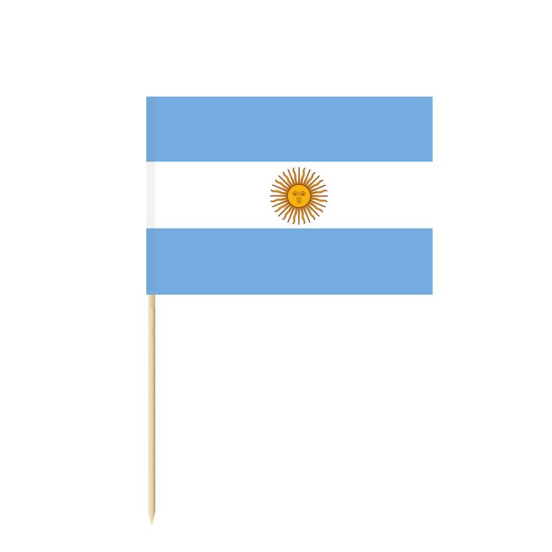 100 штук международных флажков для кексов и десертов для праздничных вечеринок