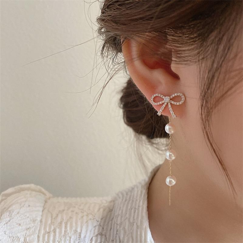 Длинные серьги с кисточками Женские Корейский Дизайн ДунДэмун Универсальные серьги