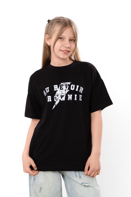 Girls Teen Oversized T-Shirt with Graphic Print, Summer 6414-001-33-2-3 HC