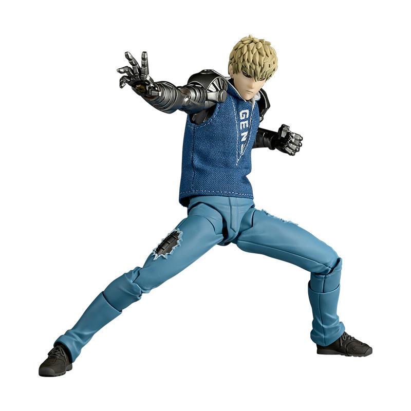 Оригинальная фигурка Геноса из One Punch Man Kaiyodo Revoltech Yamaguchi Артикулированная экшн-фигурка Аниме Украшение для рабочего стола Коллекционная игрушка