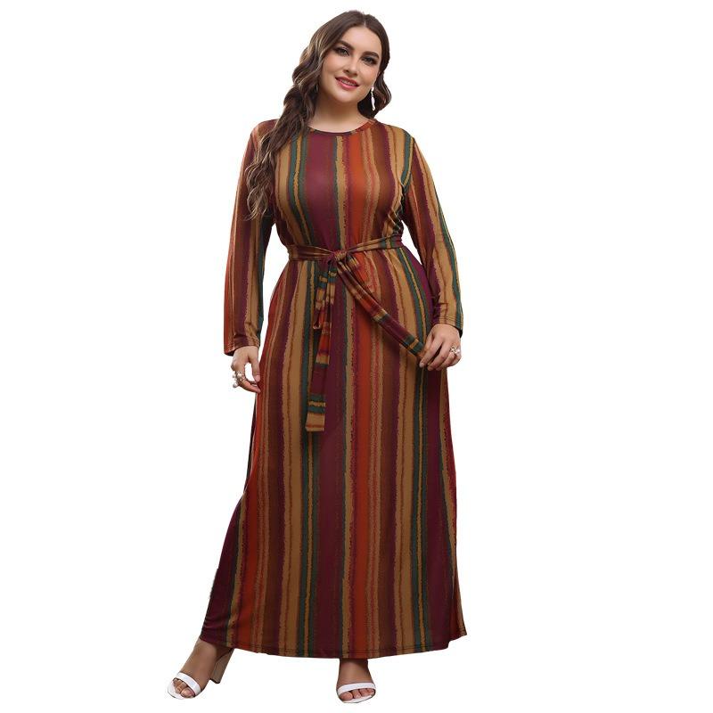 Plus Size Women's Fashion New Noble Temperament Foreign Style Dress