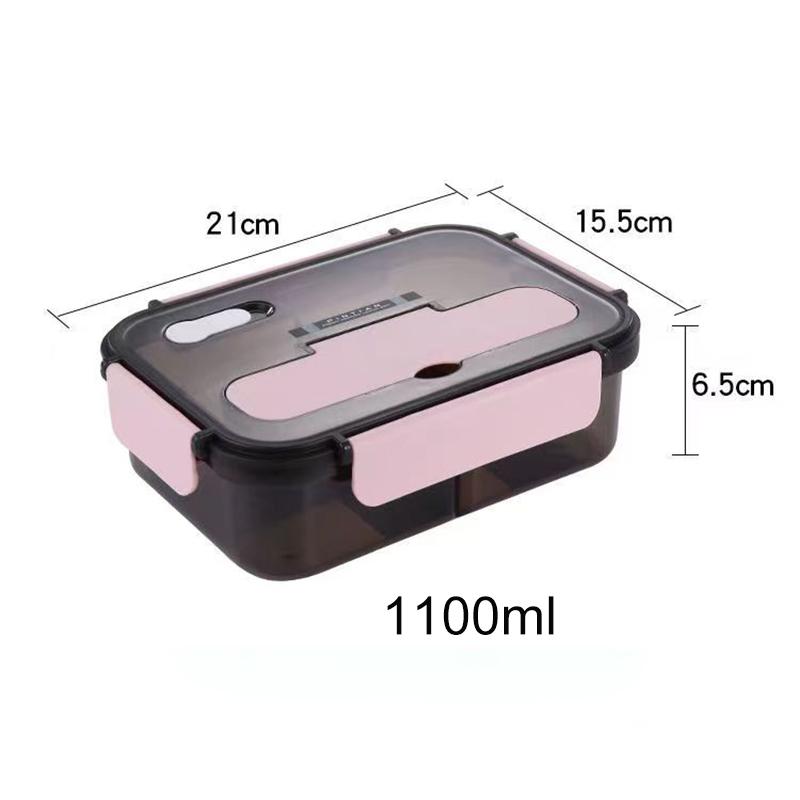 Новый дизайн ланч-бокс Bento 1100 мл микроволновая печь офис школа пикник путешествия контейнер для еды коробка для хранения посуды дома