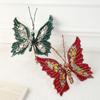 Sequins Artificial Butterfly Clip Simulated Butterfly Pendants Christmas Tree