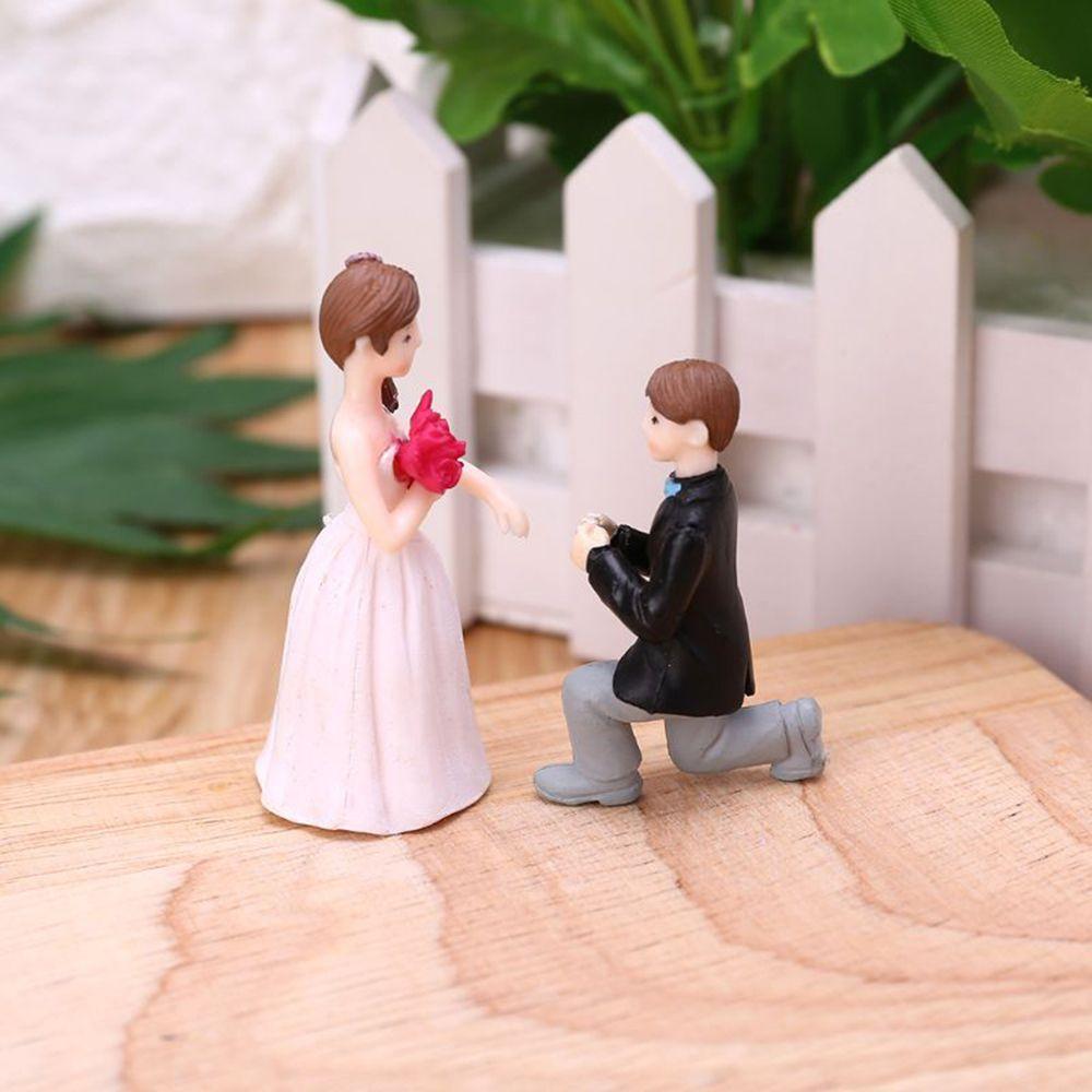 Boy Home Decoration Proposing Wedding Doll Couple Figurines Ornaments Marriage Lover Miniatures