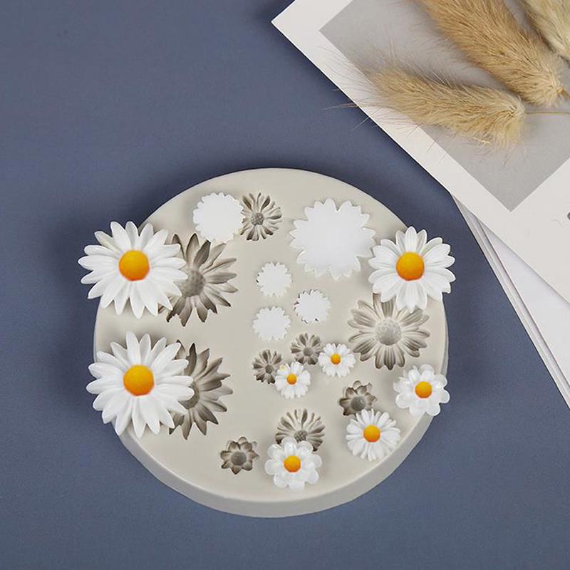 Силиконовые формы для ромашек, силиконовые формы для тортов в форме цветов, инструменты для свадебных тортов, декор для тортов