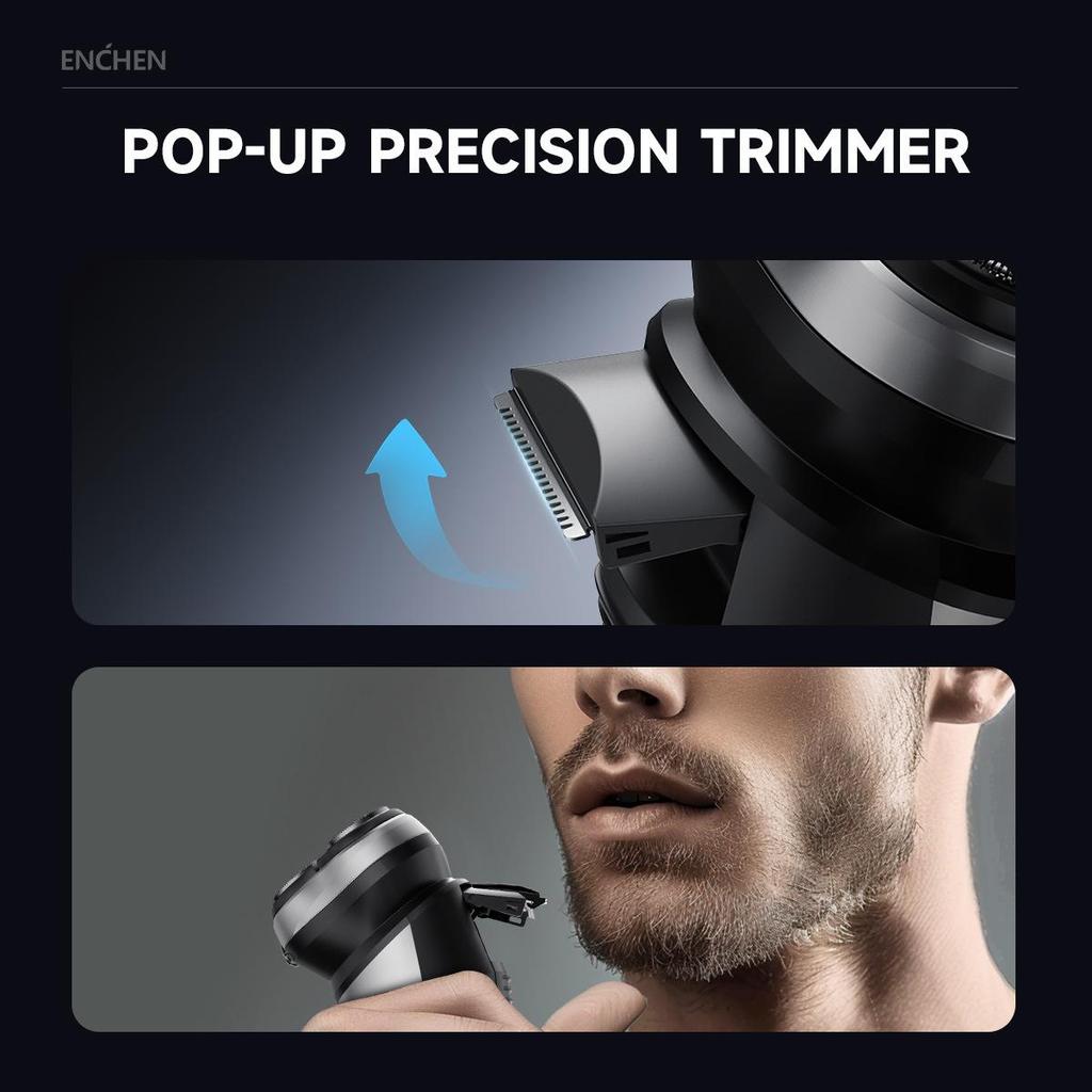 Xiaomi Электробритва ENCHEN BlackStone Max роторная 3D бритва для волос