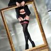 Women Sexy Silk Stocking Lace Oil Hosrse Stockings Female Shiny Suspenders Pantyhose