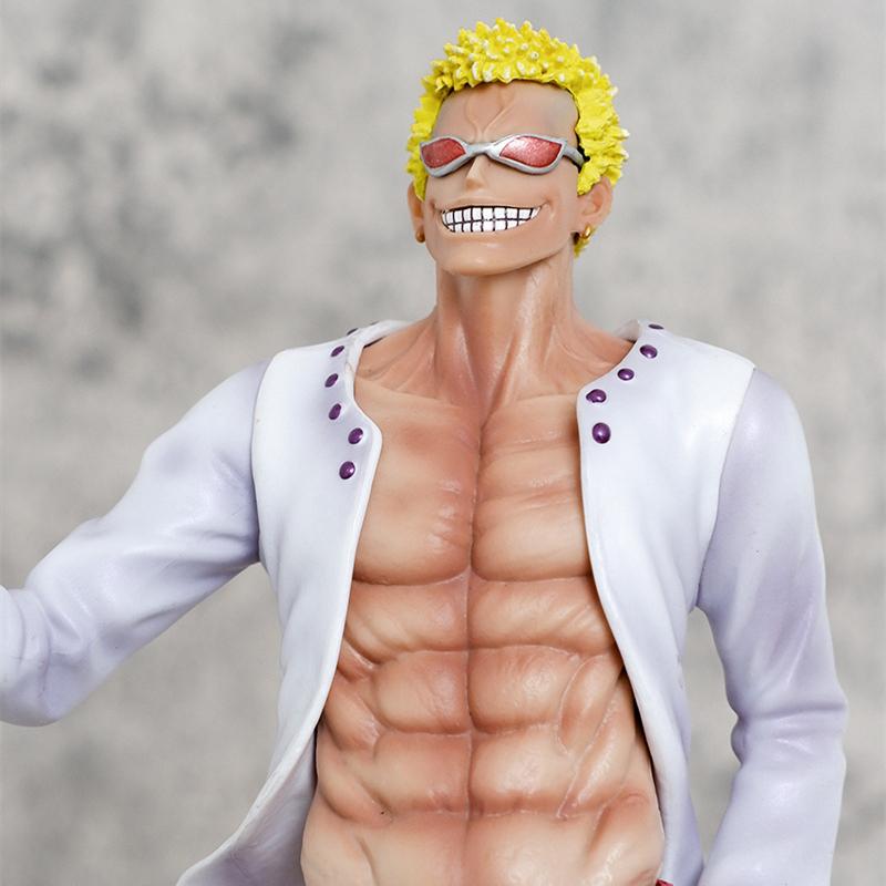 Аниме One Piece Донкихот Дофламинго Стоящая версия. ПВХ Фигурка Статуэтка Коллекционная Модель Детские Игрушки Кукла Подарки 29 см