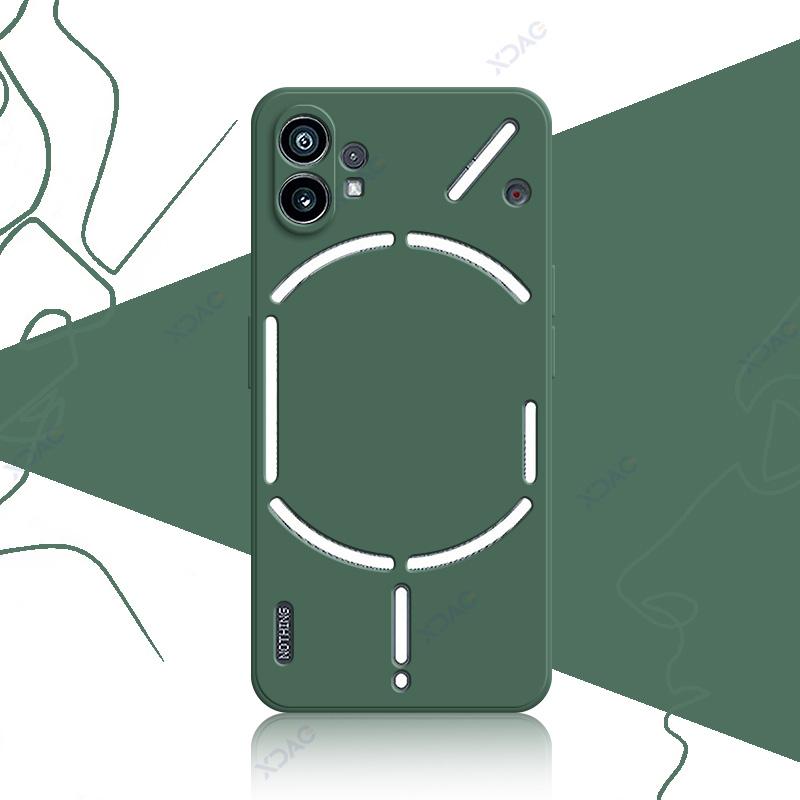 Чехол для мобильного телефона Nothing Phone 1 NothingPhone1 5G 360 Мягкий роскошный квадратный жидкий силиконовый чехол для задней панели Водонепроницаемая сумка