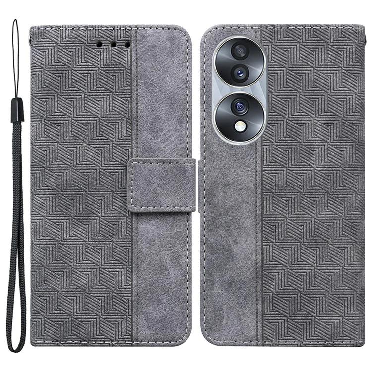 Чехол для телефона Honor 70 5G с принтом, защитный чехол-книжка из искусственной кожи с защитой от падений и подставкой-кошельком