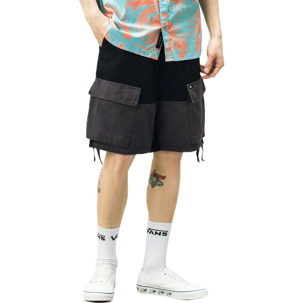 Vans Карго шорты мужские с карманами, прямого кроя, Color Block VN0A5FJAKOU