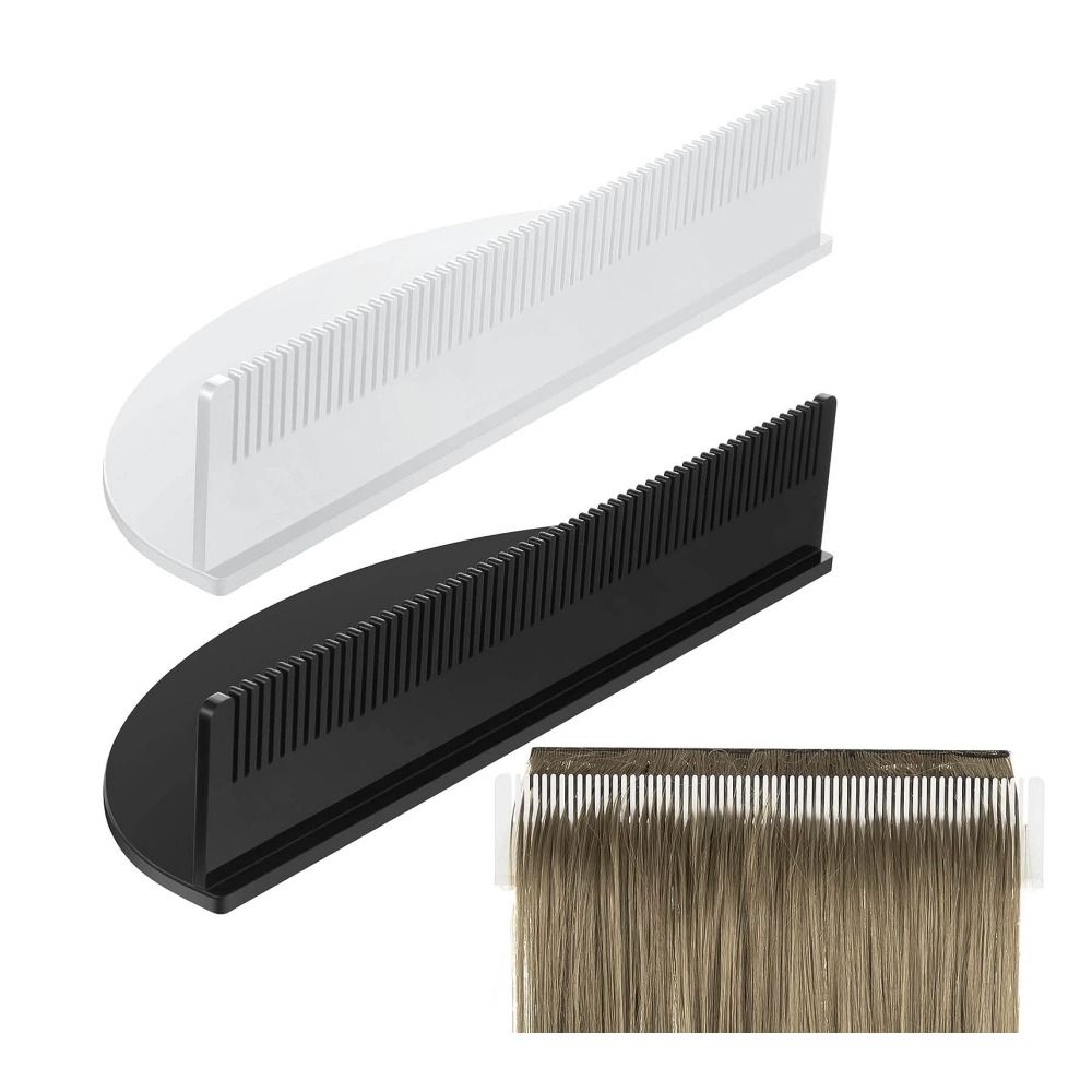 Acrylic Hair Extensions Holder Easy To Install Hair Hanger Extension Display Hair Styling Process