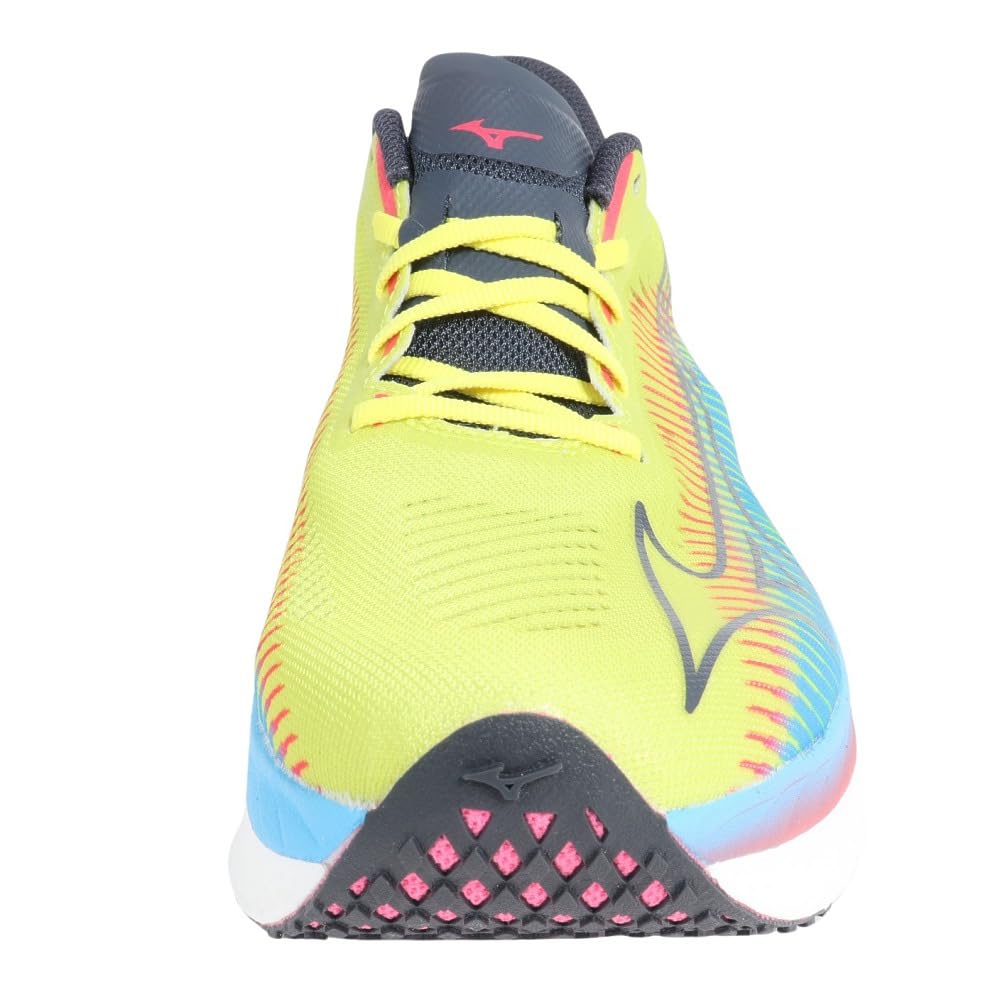 Беговые кроссовки Wave Rebellion PRO Желтый x Черный x Синий см 2E [Mizuno] (Асимметричный) 27,0