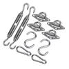 Shade Sail Hardware Kit 304 Stainless Steel S Hook M6 Fastener Set for Awning Sunshade