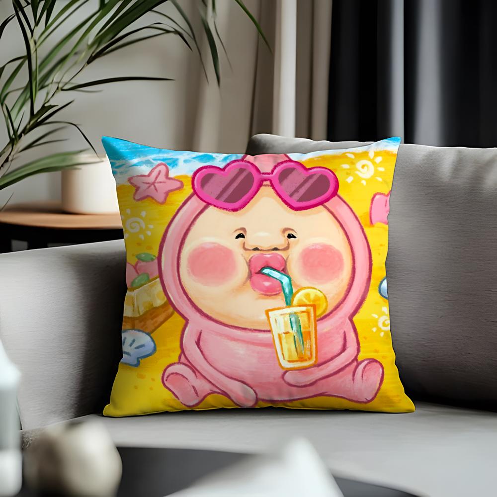 Trending KKobito Zukanful Cushion Cover Antidustmite Pillowcase Invisible Zipper Silky Short Plush Sofa Cushion Cover