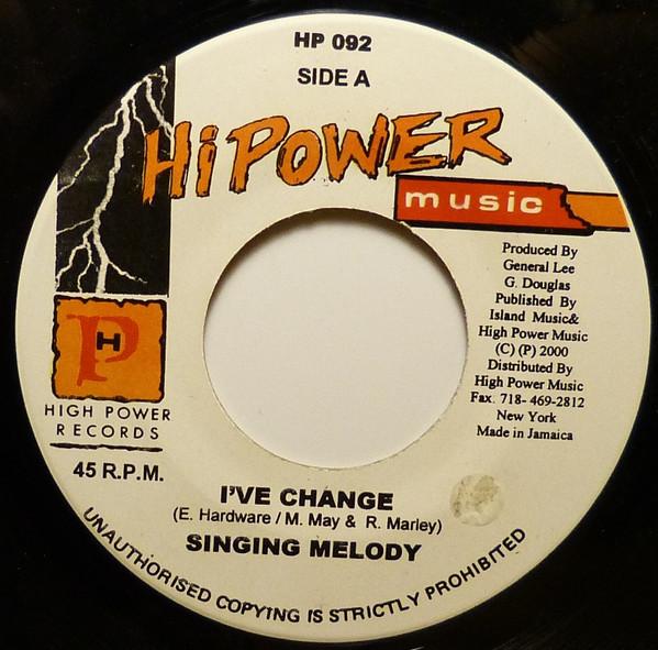 7-дюймовая пластинка SINGING MELODY - I've Change HP092 High Power Musi 2000 Ямайка Регги, Ска и Даб Б/У