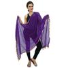 Индийский шифоновый смешанный шарф с запахом на шее Indian Dupatta, длинный палантин, шарф Chunni Throw