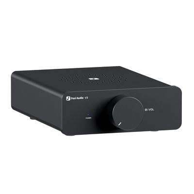 Fosi Audio V3 Hi-Fi Усилитель мощности, TPA3255 Класс D 300 Вт x2 Усилитель, 2.0-канальный стерео, Миниатюрный интегрированный настольный цифровой усилитель для домашнего аудио