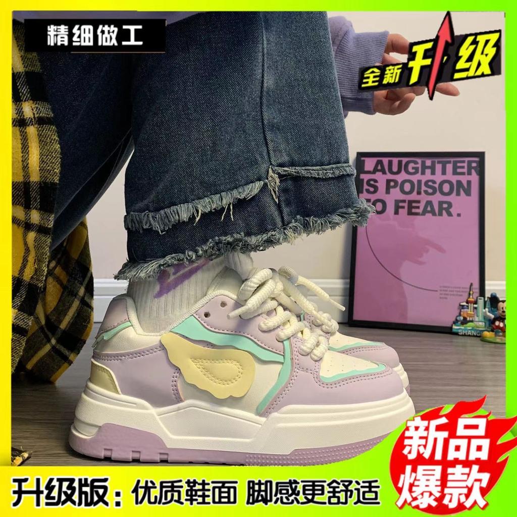 Женские туфли черно-белые панда маленькие белые туфли детские 2024 весна и осень новые универсальные спортивные и досуговые высококачественные студенческие туфли