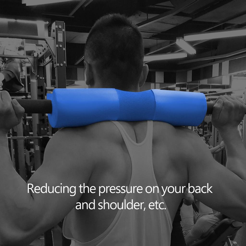 Подушка для приседаний со штангой Защитная защита для шеи и плеч при поднятии тяжестей (синий)