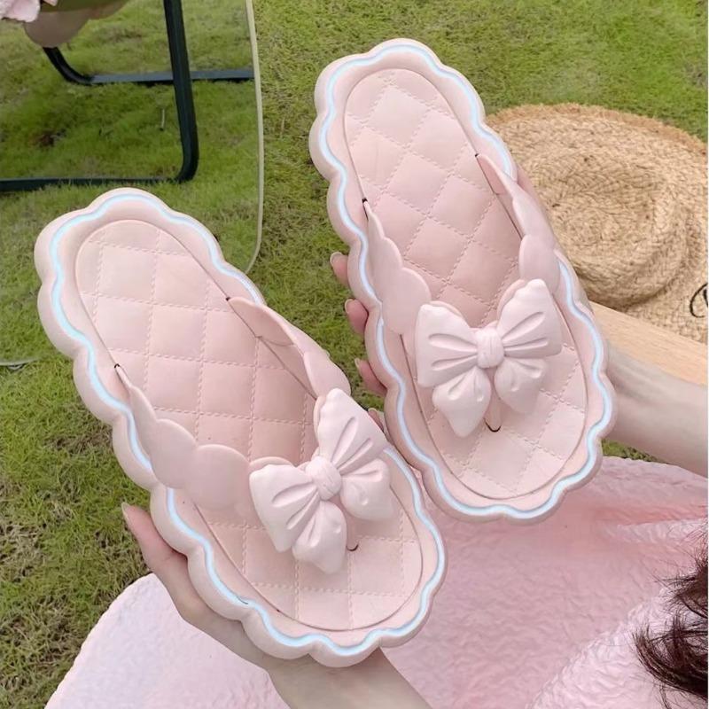 Женская летняя супермягкая верхняя одежда, шлепанцы Fairy Ins, нескользящие пляжные сандалии и тапочки на мягкой подошве