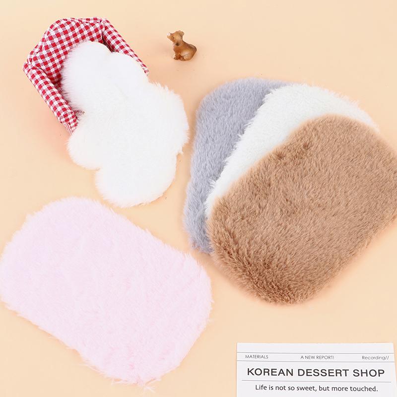 1Pcs/2Pcs Nail Photo Background MIni White/Grey/Pink Practice Cushion Foldable Hand Rest Pad Nail Equipment Soft Fur Nail Mat