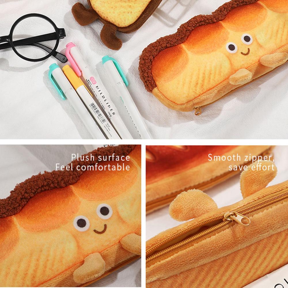 Креативный большой емкости пенал для хлеба Mood, канцелярская коробка, сумка для хранения школьных принадлежностей