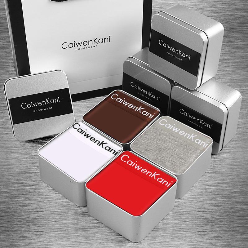 Мужские трусы-боксеры из дышащего чистого хлопка, модала, Cckgraphene, тонкие короткие брюки, подарочная коробка высокого класса