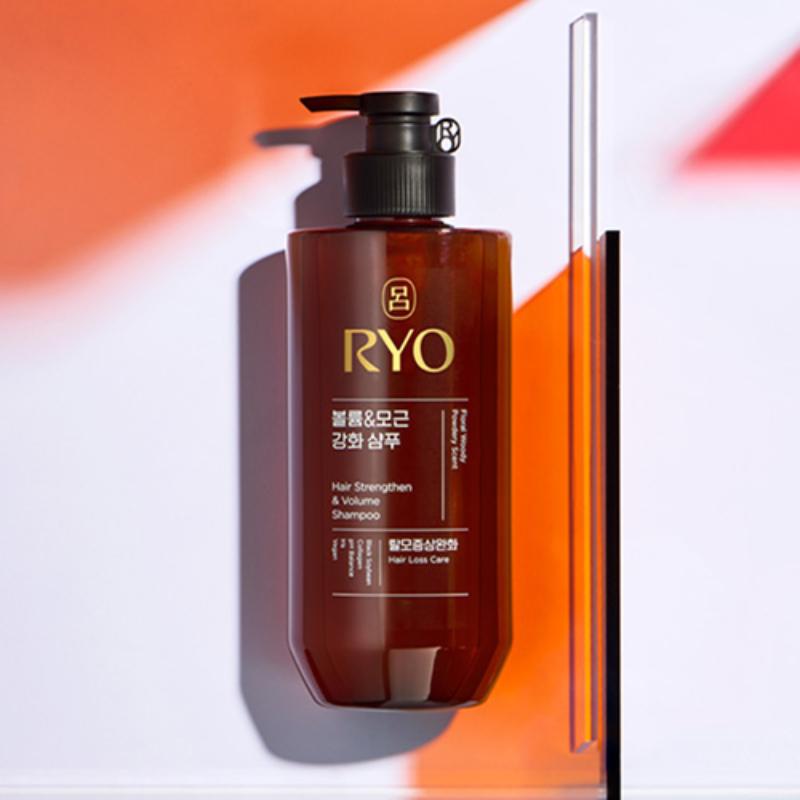 Ryo Hair Strenghen & Volume Shampoo 480ml - Укрепление корней волос/Увеличение объема корней волос