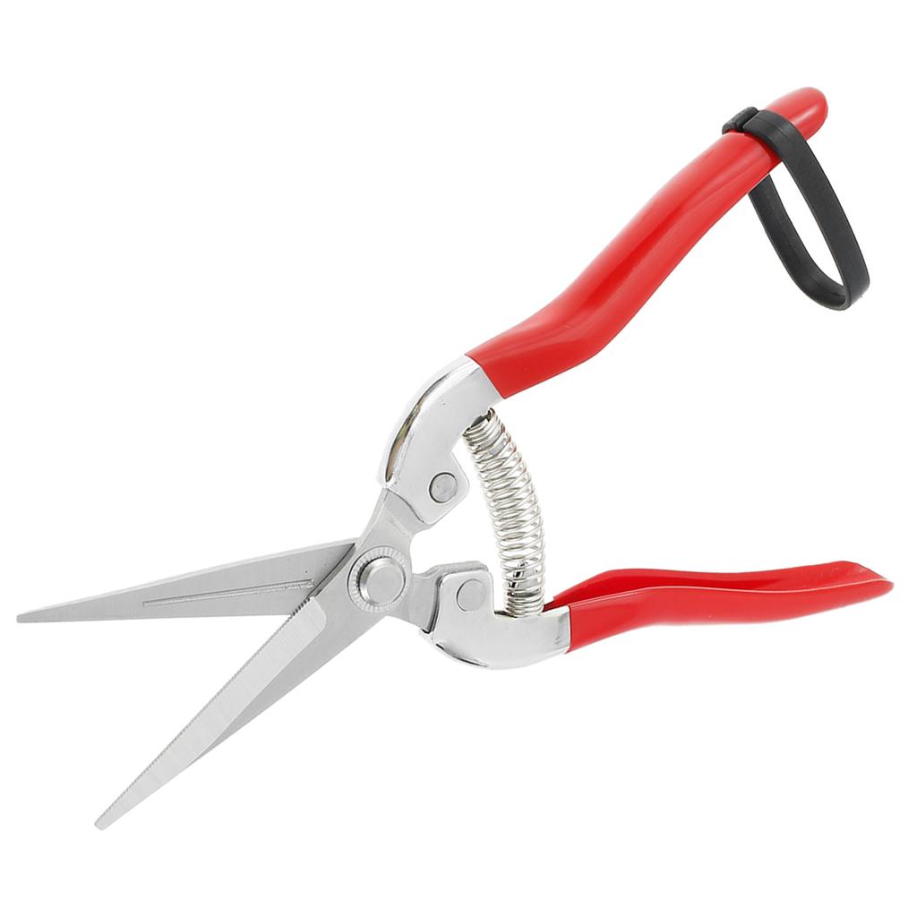 Gardening Hand Pruner Garden Scissors Pruning Shears Micro-Tip Pruning Snips Plant Leaf Trimmer Straight Florist Scissor