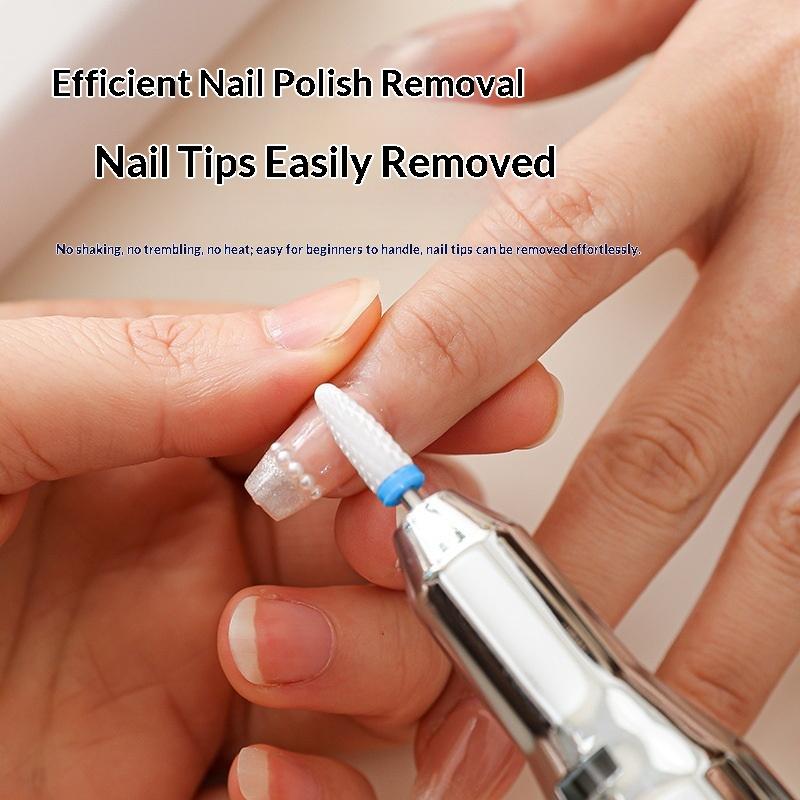 Машинка для маникюра и педикюра Pro, фрезер, rechargeable, для нейл-арта, электрическая шлифмашинка, полировщик с 6 насадками