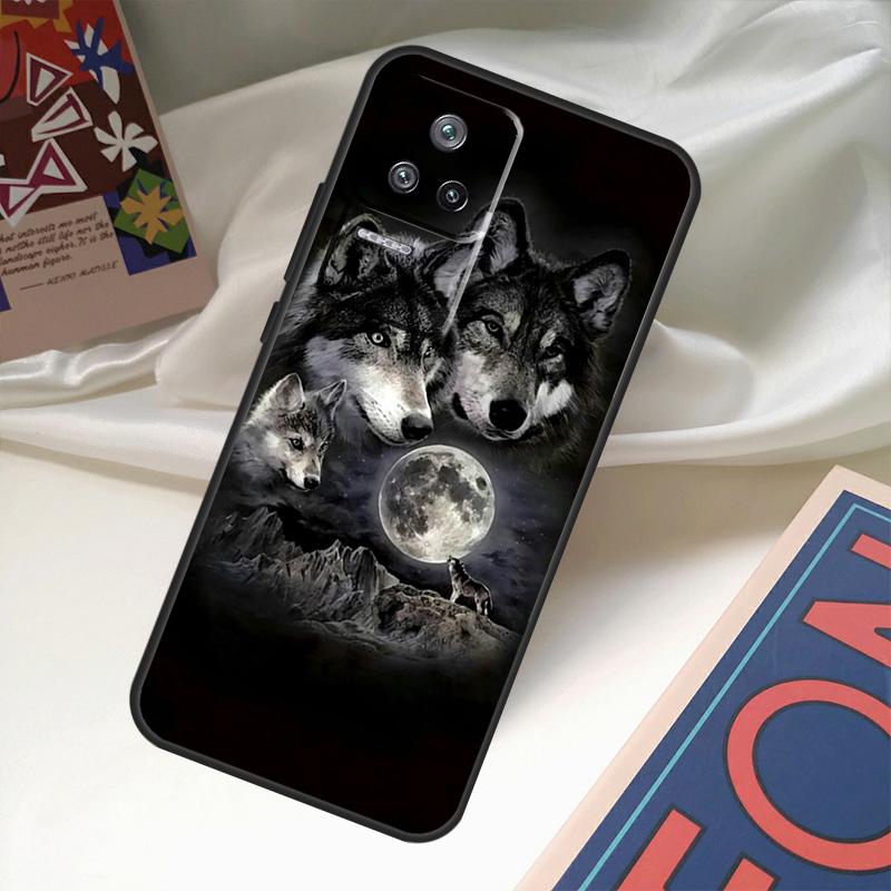 Чехол Animal Wolf Galaxy для Xiaomi 13 14 Ultra 11T 12T 13T Pro 12 Lite POCO X6 M6 Pro X3 X4 X5 M5s F3 F5