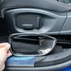 2Pcs/Set Carbon Fiber Style Car Seat Decoration Frame Cover Trim For Jaguar XE XF F-PACE F Pace X761 Auto Accessories