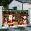 1pc2D plane, Christmas garage door decoration, home and party decoration, no power required wsj
